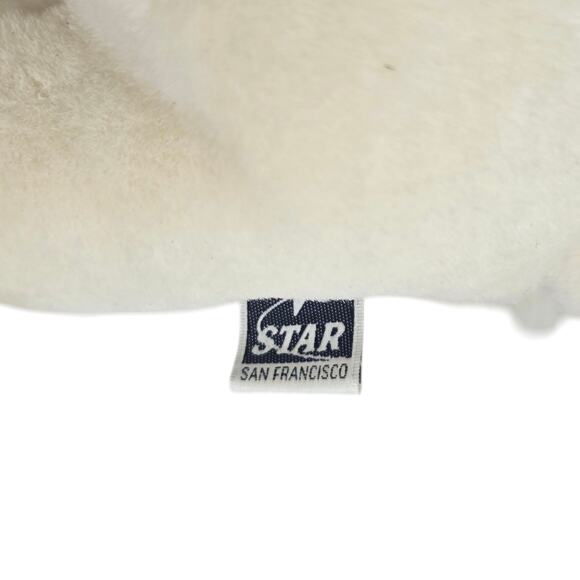 Giant Star Vintage White Buffalo Zoo Rare 1998 Stuffed Animal Plush Toy‎ 11" - Picture 7 of 7